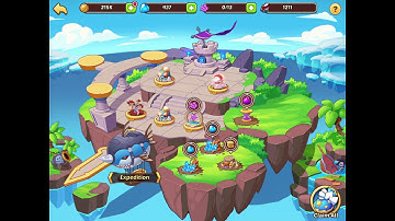 Playing idle heroes (first time I played idle heroes on YT)