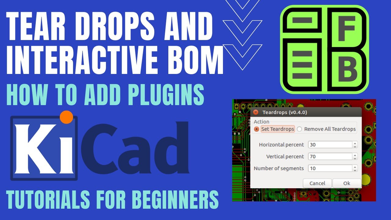 New Update Tutoriel Ki-Cad - Comment installer des plugins - Tear Drops et BOM HTML interactif