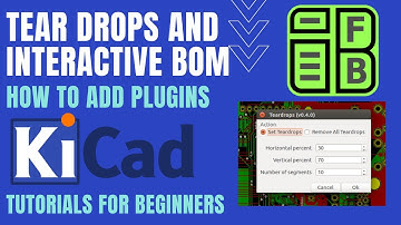 Ki-Cad Tutorial - How to install Plugins - Tear Drops and Interactive HTML BOM