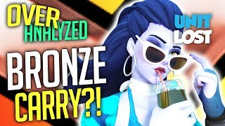 Overwatch Coaching - BRONZE CARRY?! Widowmaker - BRONZE 1493 SR - [OverAnalyzed]