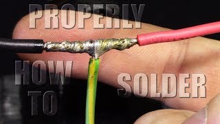 How to Solder Properly - 5 Soldering Joint Splices