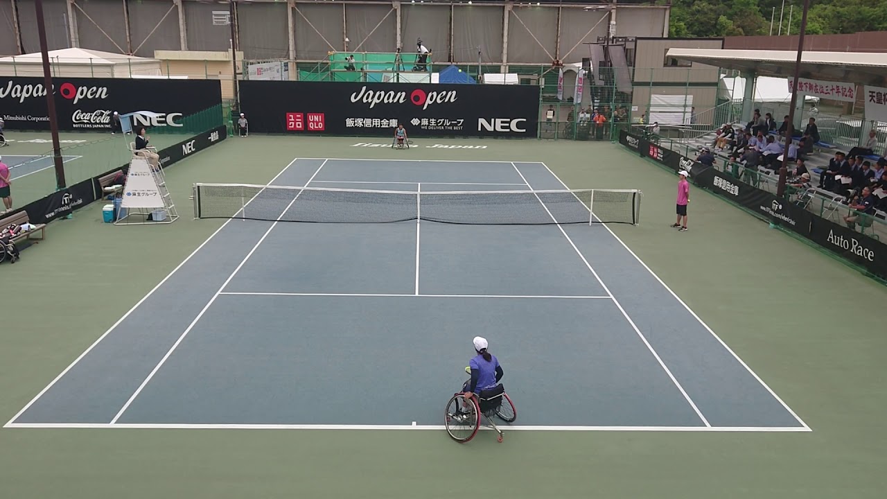 大会2日目 Ws 深澤 美穂選手 Vs 上地 結衣選手 試合前練習 Youtube