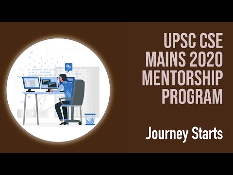 UPSC CSE Mains 2020 Mentorship Program