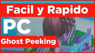 Como Disparar Rapido En Fortnite - ghost peeking levantarse disparar agacharse facil y rapido en pc fortnite
