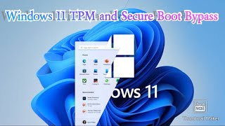 WINDOWS 11 TPM 2.0 and Secure Boot Bypass || Install Windows 11 on any OLD Computer!!