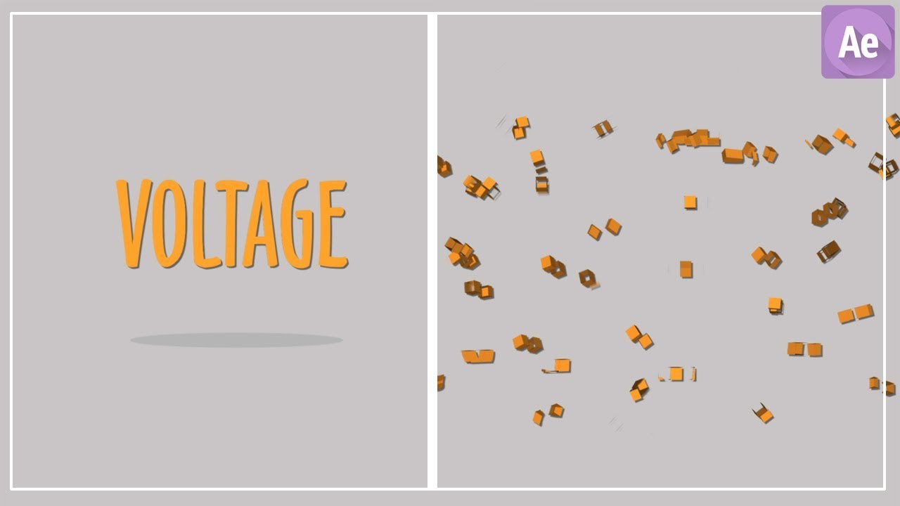 Explosion Text Animation in After Effects Tutorial - YouTube