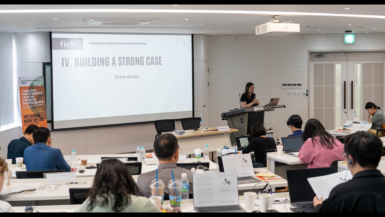 [FIDH] Combating North Korea's Crime of Enforced Disappearance: Workshop for Practitioners