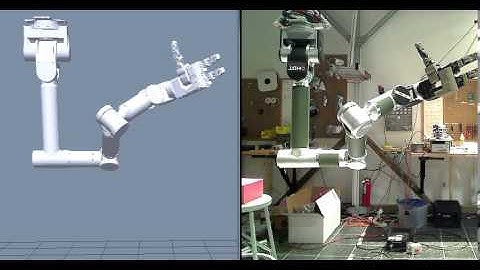MM-UAV: HDT MK2 ROS control and Rviz simulation