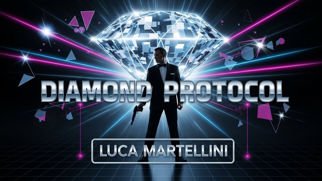 The 80s Italo Disco Modern Talking Style Spy Theme 🍸 | DIAMOND PROTOCOL by Luca Martellini