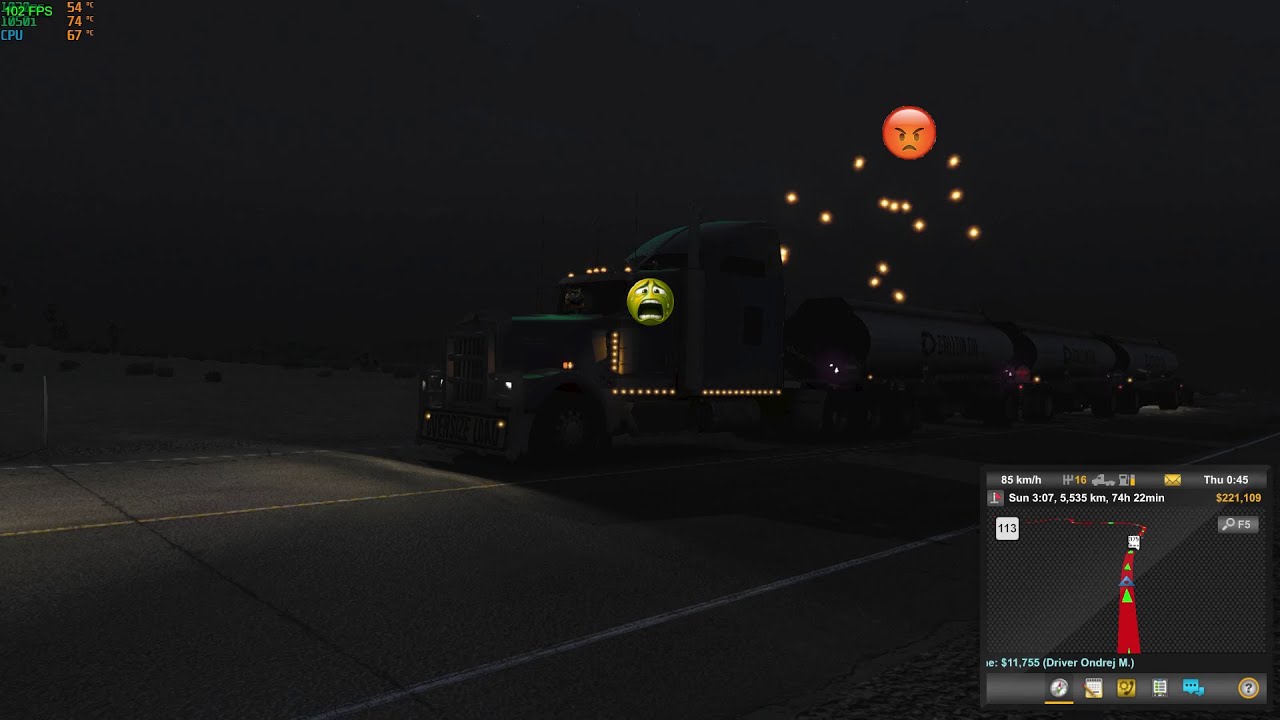 ANGRY BUGS CHASE THE ANGRY YARNS TRUCK - American Truck Simulator