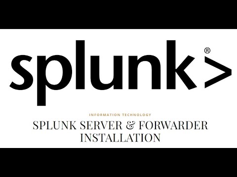 Video: Si mund ta nis Splunk universal forwarder?