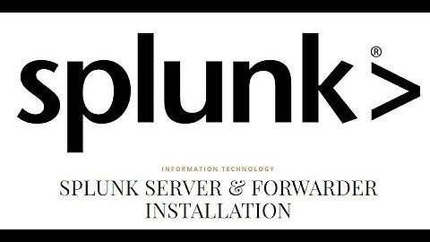Splunk install and universal forwarder HOWTO