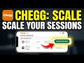 How to scale your online tutoring sessions with Chegg - Beginner Guide