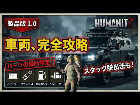Humanitz 1.0: Easy for Beginners! Complete Guide from Vehicle Repair to Ultimate Customization