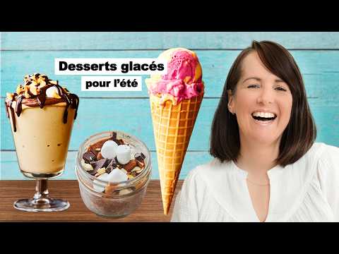 TU NE VOUDRAS PLUS JAMAIS ACHETER DES DESSERTS GLACÉS DU COMMERCE! (3 recettes maison ULTRA faciles)