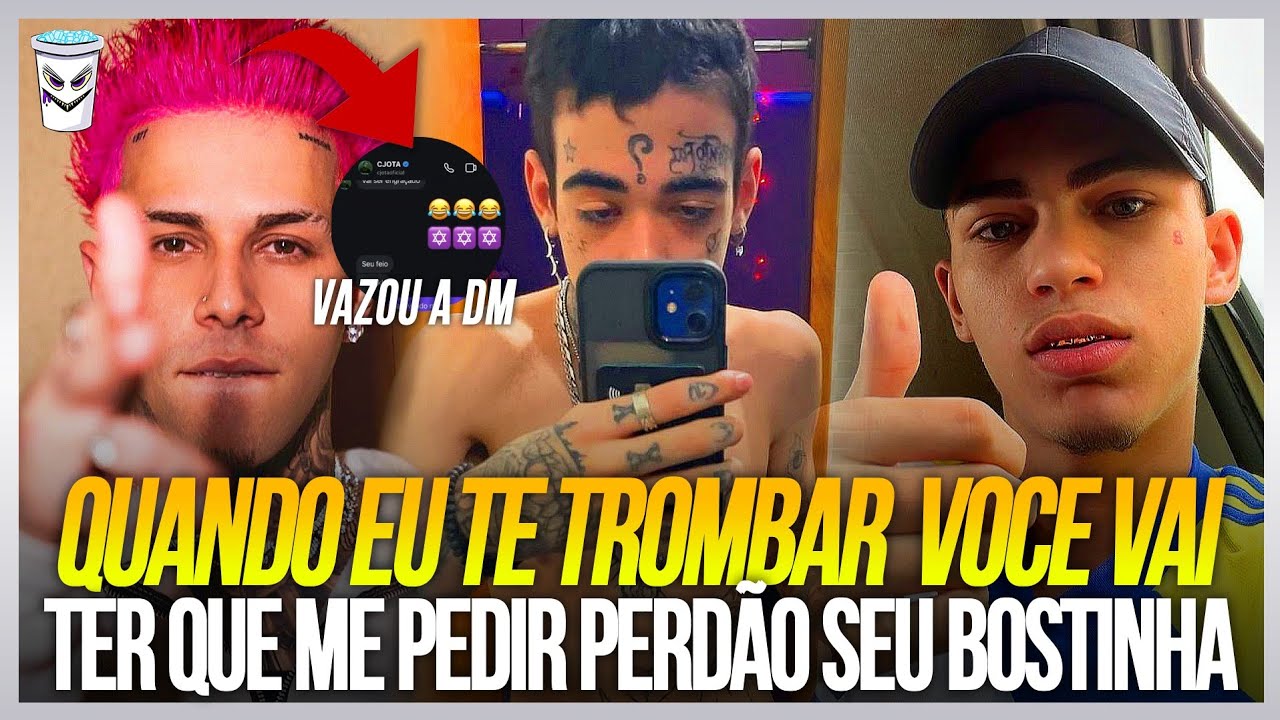 CJOTA AMEAÇA LIL GIELA EM DM VAZADA & BROCASITO DESEJA TODO MAL PRO GIELA DURANTE LIVE