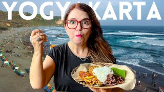 FIRST IMPRESSIONS of YOGYAKARTA during a HEAT WAVE ?? Indonesian Food Gudeg + Parang Tritis (JOGJA)