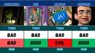 Toy Story 1, 2, 3, 4 And 5 Villain Then vs Now
