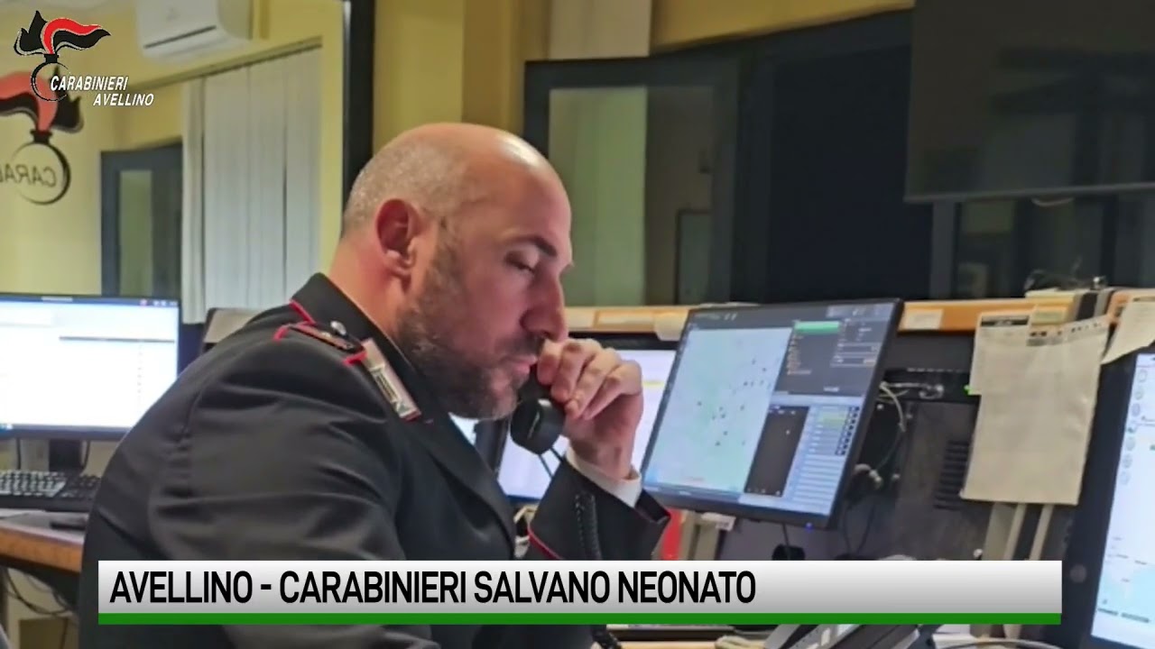 Avellino. Neonato in crisi respiratoria, i carabinieri lo portano in ospedale