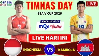 Jadwal SEA V Cup 2026 Hari Ini: Kam, 16 Juli 2026- Timnas Voli Putra Indonesia vs Kamboja Live Moji