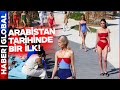 Arabistan Tarihinde İlk: Mayoları Giydiler Hepsi Birden Poz Verdiler!