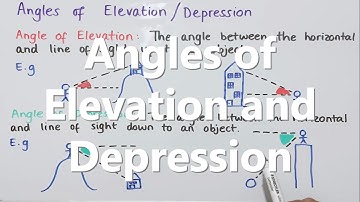 Angles of Elevation and Depression