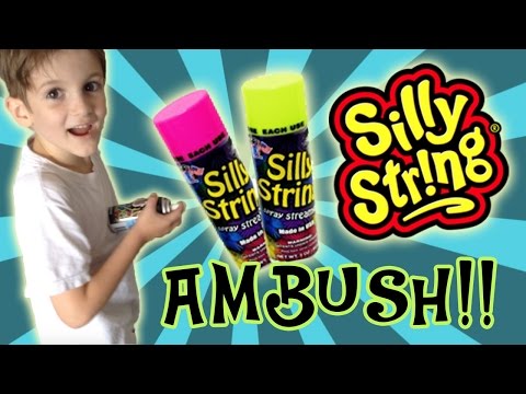We Ambushed Daddy While He was SLEEPING with Silly String!