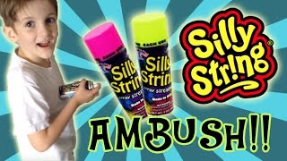 We Ambushed Daddy While He was SLEEPING with Silly String!
