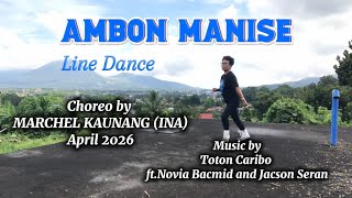 AMBON MANISE Line Dance//Choreo Marchel Kaunang (INA)//Demo by Emerika