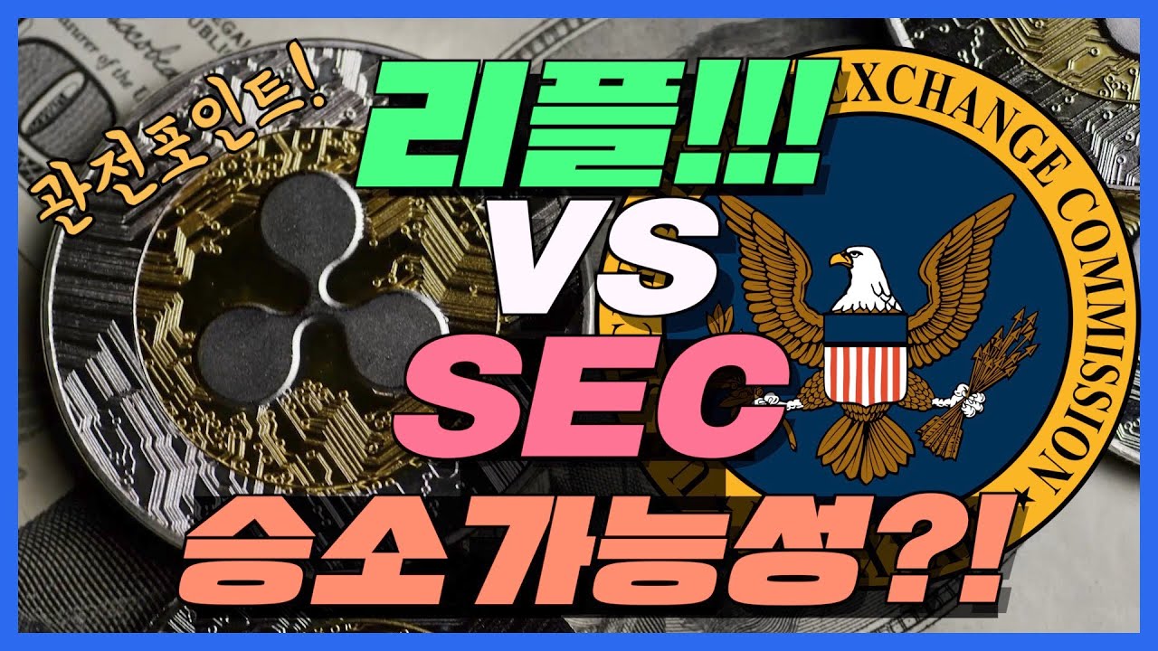 리플 VS SEC! 관전포인트! 리플!! 승소 가능성이 있다?! 리플특집편(완) I 코인 클라쓰 13회