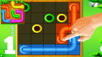 I Become Pipeline Plumber To Connect Pipelines| Pipe Line Puzzle - Water Game PART 1