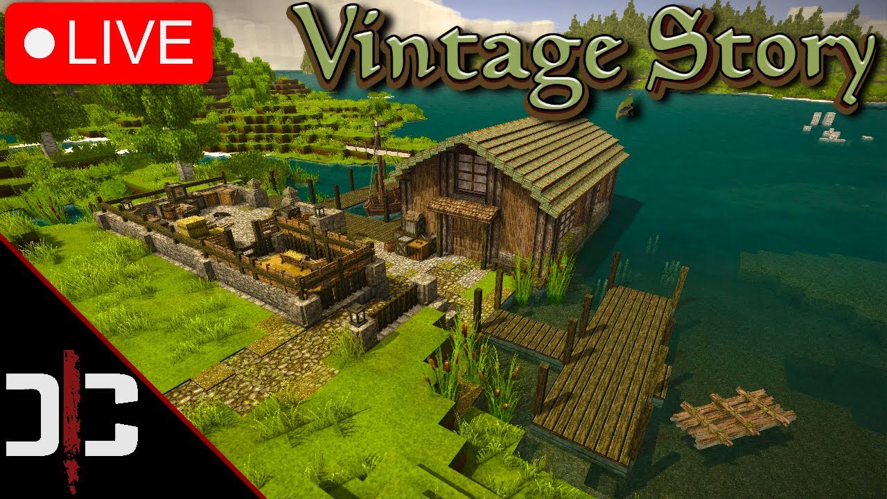 🔴LIVE - Vintage Story - DAY 2 Exploring This Minecraft Hytale Survival Type Game