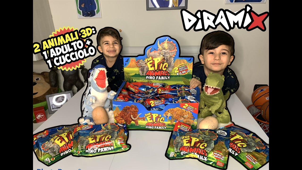 THE EPIC ANIMALS DINO FAMILY-Manu e Nicho