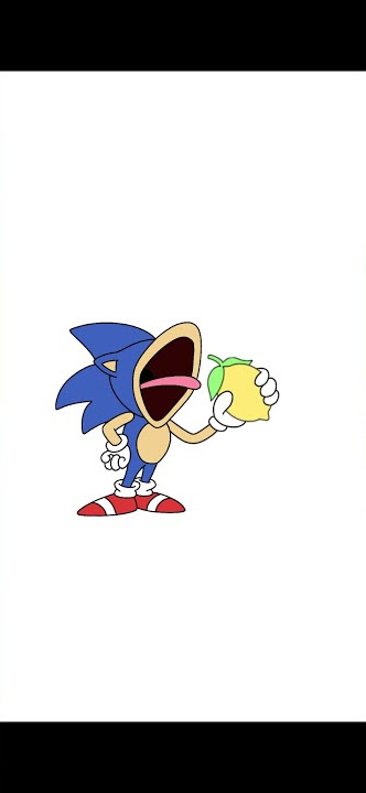Sonic eats a lemon and dies animation