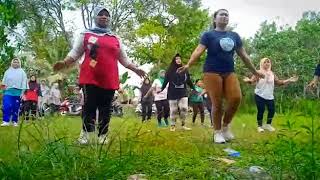 Senam Entah Apa (yang merasukimu) ibu-ibu Bangaris & Karanggan| | Palangkaraya