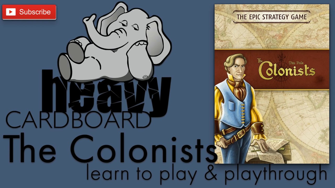 The Colonists 3p 2 Era Play-through, Teaching, & Roundtable discussion by Heavy Cardboard