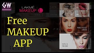 Free Makeup app for women..from LAKME...makeup tutorial screenshot 3