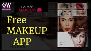 Free Makeup app for women..from LAKME...makeup tutorial screenshot 2