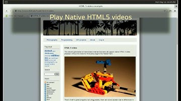 Epiphany web browser running on Wayland - Short version