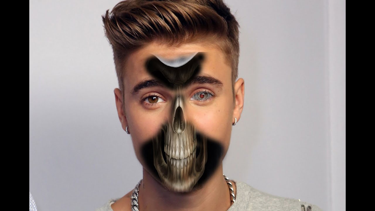 Photoshop Cs6 Tutorial - How To Create Skull Face