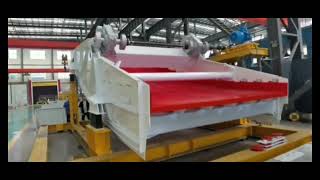 High screening efficiency low noise banana vibrating screen.