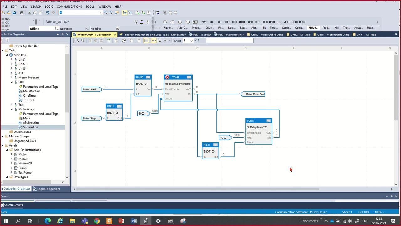 Day6 Part3 Rockwell Studio 5000 training Complete Function Block ...