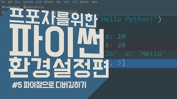 #5 파이참(PyCharm)으로 디버깅하기 | 프로그래밍 포기자를 위한 파이썬: 환경설정편 | Python Pycharm Anaconda3 | 김왼손의 Khim Academy