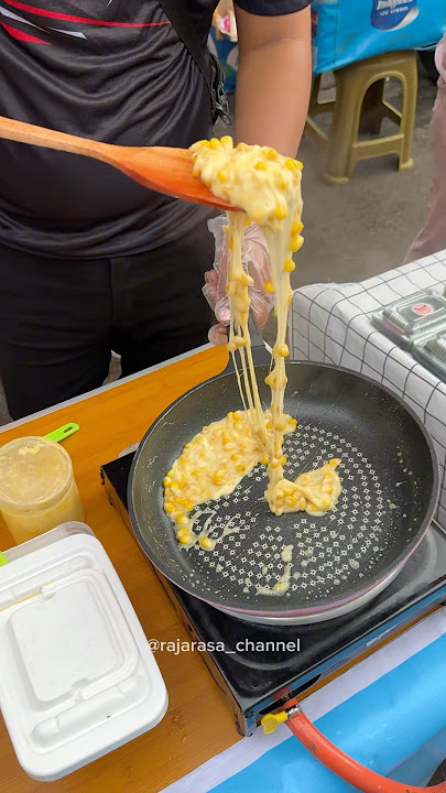 JUALAN JAJANAN VIRAL JAGUNG TARIK MOLOR LARIS MANIS‼️ #streetfood #food #foodie #idejualan