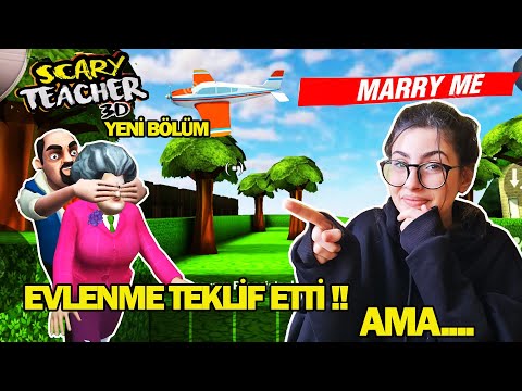 SCARY TEACHER 3D DELİ ÖĞRETMENE SEVGİLİSİ EVLENME TEKLİF ETTİ !!  BÜYÜK ŞAKA YENİ BÖLÜM EYLÜL LAL