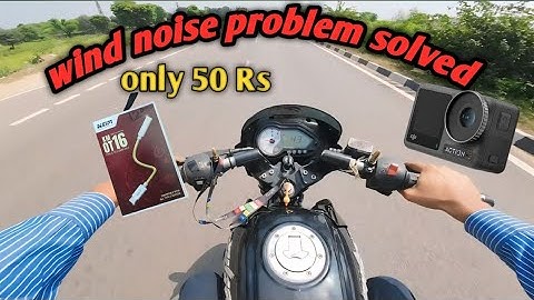 DJI osmo action 3 wind noise problem 100 % solved in 50 Rs