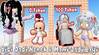 BIBI JADI NENEK & MAMI JADI BAYI?!! DI TOWER INI || WOULD YOU RETHER TOWER🏡ROBLOX INDONESIA