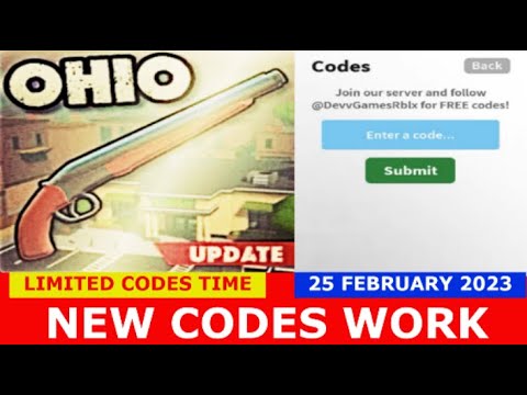 Roblox Ohio Codes For February 2023
