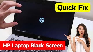 How to Fix HP Laptop Black Screen Problem 2025 | HP Laptop Starts but No Display (Easiest Way)