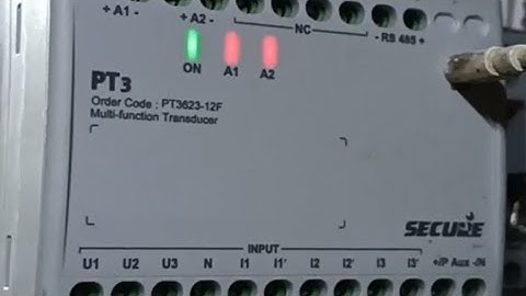 PT 3 PT3623 12F Multi Function Transducer , MFT Configuration Edit View.